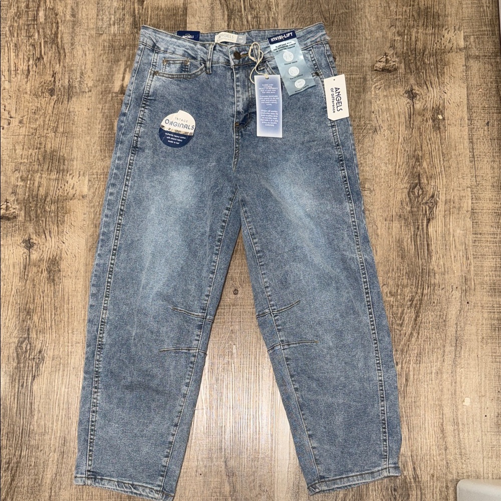 Angels Women's Relaxed Blue Jeans